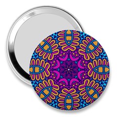 Mandala Fishes 3  Handbag Mirror by ConteMonfreyShop