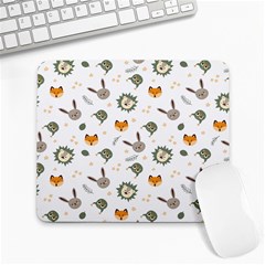 Rabbit, Lions And Nuts   Large Mousepad by ConteMonfreyShop