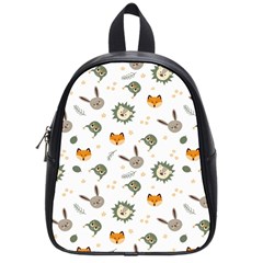 Rabbit, Lions And Nuts   School Bag (small) by ConteMonfreyShop