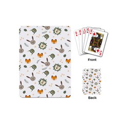 Rabbit, Lions And Nuts   Playing Cards Single Design (mini)