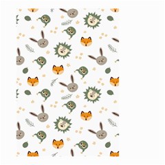 Rabbit, Lions And Nuts   Small Garden Flag (two Sides) by ConteMonfreyShop