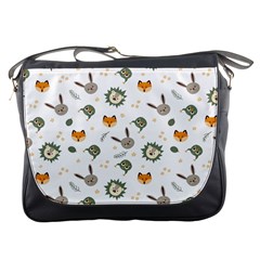 Rabbit, Lions And Nuts   Messenger Bag by ConteMonfreyShop