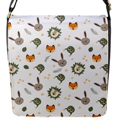 Rabbit, Lions And Nuts   Flap Closure Messenger Bag (s) by ConteMonfreyShop