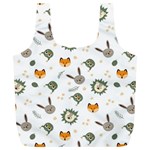 Rabbit, Lions And Nuts   Full Print Recycle Bag (XL) Front