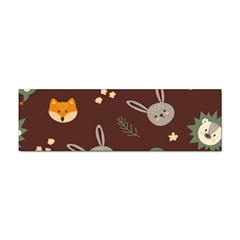 Rabbits, Owls And Cute Little Porcupines  Sticker Bumper (10 Pack) by ConteMonfreyShop