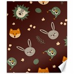 Rabbits, Owls And Cute Little Porcupines  Canvas 8  x 10  8.15 x9.66  Canvas - 1