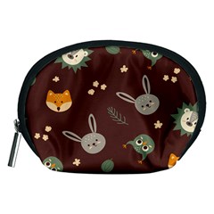 Rabbits, Owls And Cute Little Porcupines  Accessory Pouch (medium) by ConteMonfreyShop