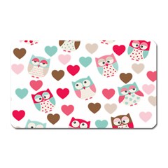 Lovely Owls Magnet (rectangular) by ConteMonfreyShop