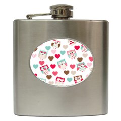 Lovely Owls Hip Flask (6 Oz) by ConteMonfreyShop