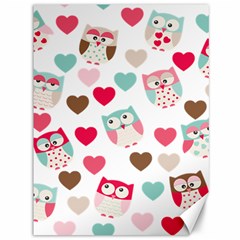 Lovely Owls Canvas 36  X 48  by ConteMonfreyShop