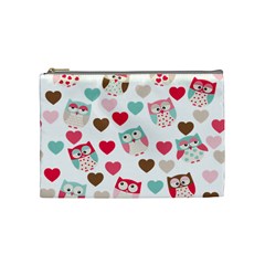 Lovely Owls Cosmetic Bag (medium) by ConteMonfreyShop