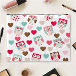 Lovely Owls Cosmetic Bag (XL) Back