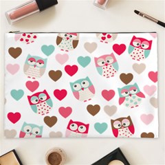 Lovely Owls Cosmetic Bag (xxl) by ConteMonfreyShop