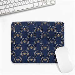 Blue Golden Bee   Small Mousepad