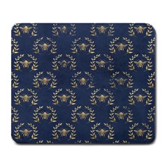 Blue Golden Bee   Large Mousepad by ConteMonfreyShop