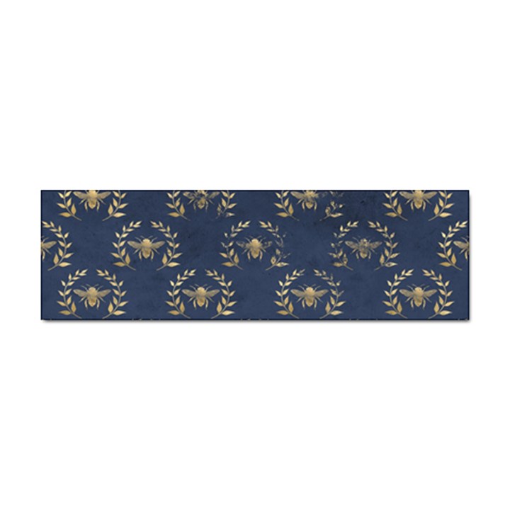 Blue Golden Bee   Sticker (Bumper)