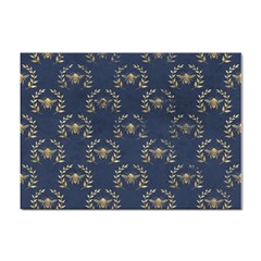 Blue Golden Bee   Sticker A4 (10 Pack) by ConteMonfreyShop