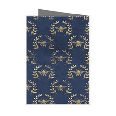 Blue Golden Bee   Mini Greeting Cards (pkg Of 8) by ConteMonfreyShop