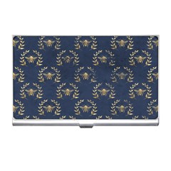 Blue Golden Bee   Business Card Holder by ConteMonfreyShop