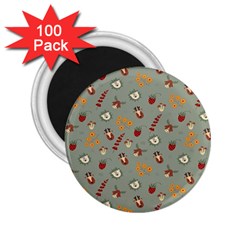 Wild Forest Friends  2 25  Magnet (100 Pack)  by ConteMonfreyShop