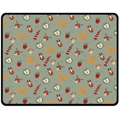 Wild Forest Friends  Fleece Blanket (medium)