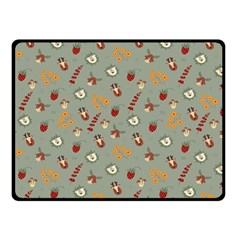 Wild Forest Friends  Double Sided Fleece Blanket (small)