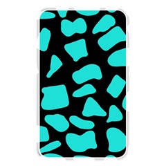 Cow Background Neon Blue Black Memory Card Reader (rectangular)