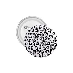 Black And White Leopard Print Jaguar Dots 1 75  Button