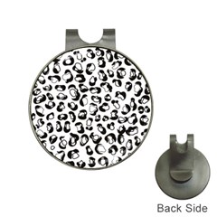 Black And White Leopard Print Jaguar Dots Golf Ball Marker Hat Clip by ConteMonfreyShop