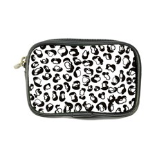 Black And White Leopard Print Jaguar Dots Coin Purse by ConteMonfreyShop