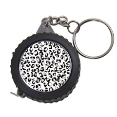 Black And White Leopard Print Jaguar Dots Measuring Tape by ConteMonfreyShop