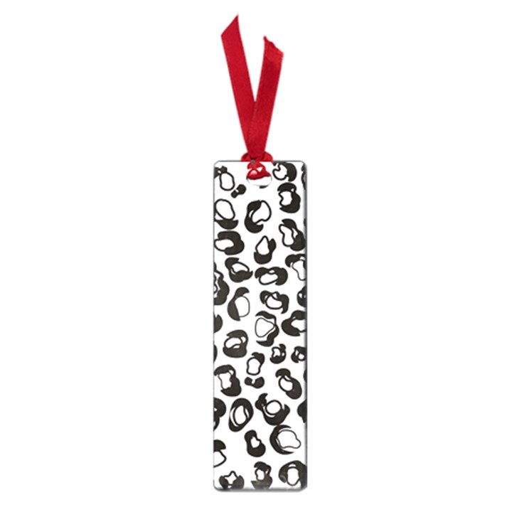 Black And White Leopard Print Jaguar Dots Small Book Mark