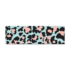 Blue And Pink Jaguar Dots Leopard Sticker Bumper (10 Pack) by ConteMonfreyShop