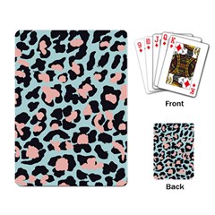 Blue And Pink Jaguar Dots Leopard Playing Cards Single Design (rectangle) by ConteMonfreyShop