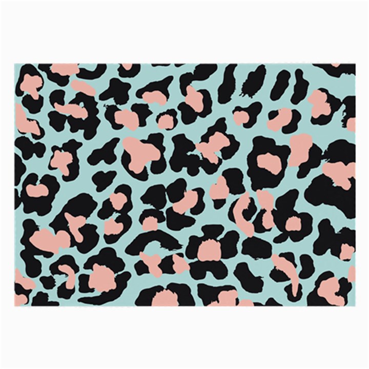 Blue And Pink Jaguar Dots Leopard Large Glasses Cloth