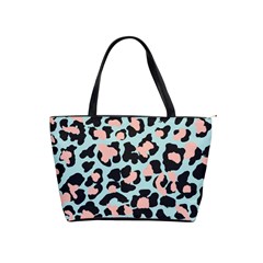 Blue And Pink Jaguar Dots Leopard Classic Shoulder Handbag by ConteMonfreyShop