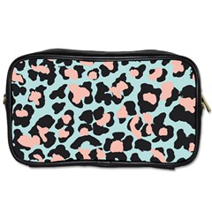 Blue And Pink Jaguar Dots Leopard Toiletries Bag (two Sides) by ConteMonfreyShop