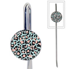 Blue And Pink Jaguar Dots Leopard Book Mark by ConteMonfreyShop