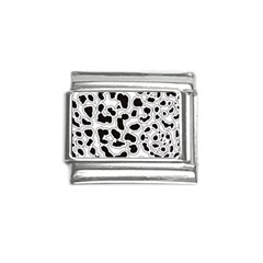 Black And White Dots Jaguar Italian Charm (9mm) by ConteMonfreyShop