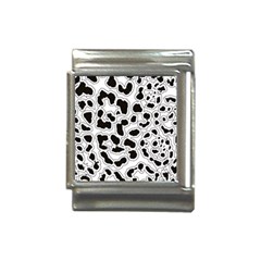 Black And White Dots Jaguar Italian Charm (13mm) by ConteMonfreyShop