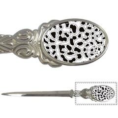 Black And White Dots Jaguar Letter Opener by ConteMonfreyShop