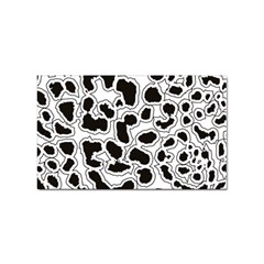 Black And White Dots Jaguar Sticker (rectangular) by ConteMonfreyShop