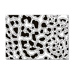 Black And White Dots Jaguar Sticker A4 (100 Pack) by ConteMonfreyShop