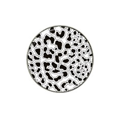 Black And White Dots Jaguar Hat Clip Ball Marker by ConteMonfreyShop