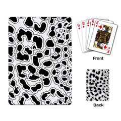 Black And White Dots Jaguar Playing Cards Single Design (rectangle)