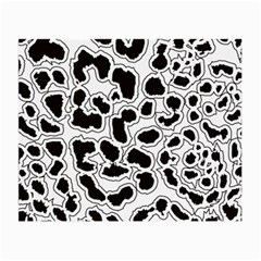 Black And White Dots Jaguar Small Glasses Cloth (2 Sides) by ConteMonfreyShop