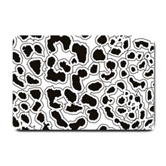 Black And White Dots Jaguar Small Doormat by ConteMonfreyShop