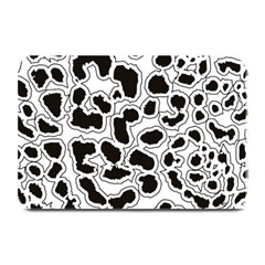 Black And White Dots Jaguar Plate Mat by ConteMonfreyShop