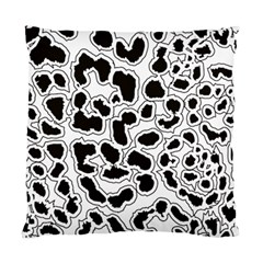 Black And White Dots Jaguar Standard Cushion Case (one Side) by ConteMonfreyShop