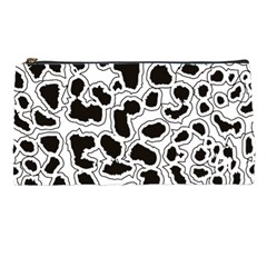 Black And White Dots Jaguar Pencil Case by ConteMonfreyShop